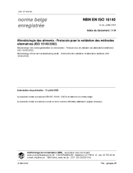 NBN EN ISO 16140:2003