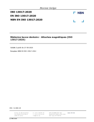 NBN EN ISO 13017:2020