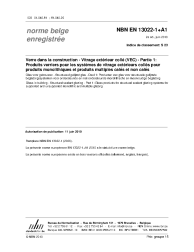 NBN EN 13022-1+A1:2010