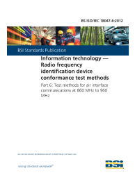 BS ISO/IEC 18047-6:2012