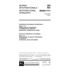 IEC 60364-7-711:1998