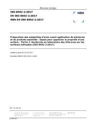 NBN EN ISO 8502-2:2017