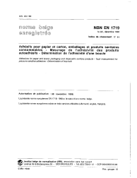 NBN EN 1719:1998
