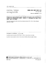 NBN EN ISO 9241-14:1999