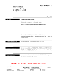 UNE-ISO 1268-5:2012 (R2021)