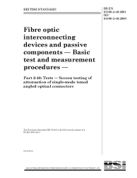 BS EN 61300-2-40:2001