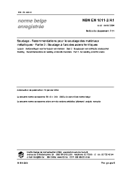 NBN EN 1011-2/A1:2004