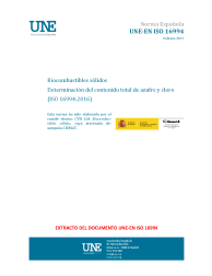 UNE-EN ISO 16994:2017