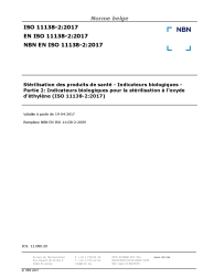 NBN EN ISO 11138-2:2017