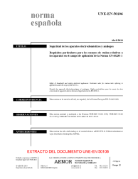 UNE-EN 50106:2010 (R2022)