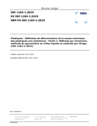 NBN EN ISO 1183-1:2019