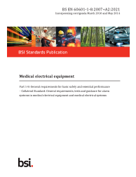 BS EN 60601-1-8:2007+A2:2021