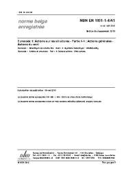 NBN EN 1991-1-4/A1:2010