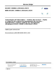 NBN ISO/IEC 20000-1:2018/A1:2024