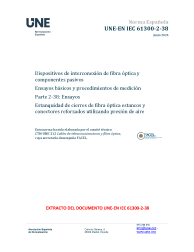 UNE-EN IEC 61300-2-38:2024