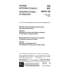 IEC 60151-22:1970