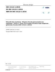 NBN EN ISO 14122-1:2016