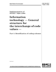 BS ISO/IEC 7826-1:1994