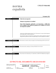 UNE-EN 9104-003:2011