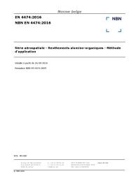 NBN EN 4474:2016