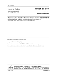 NBN EN ISO 28881:2013