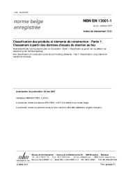 NBN EN 13501-1:2007