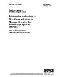 BS ISO/IEC 10021-5:1994