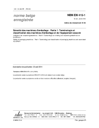 NBN EN 415-1:2014