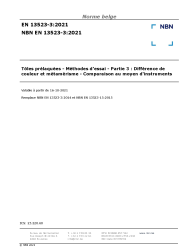 NBN EN 13523-3:2021