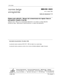 NBN EN 12023:1996
