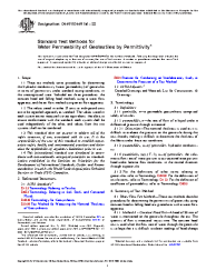 ASTM D4491/D4491M-22