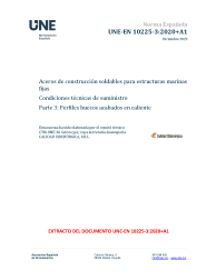 UNE-EN 10225-3:2020+A1:2023