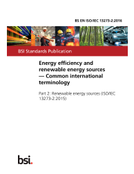 BS EN ISO/IEC 13273-2:2016