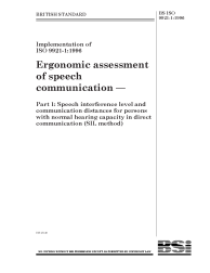 BS ISO 9921-1:1996