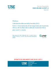 UNE-EN ISO 11357-2:2021