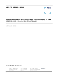 CEN/TR 15232-2:2016