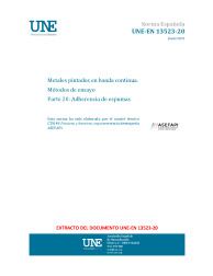 UNE-EN 13523-20:2021