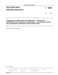 NBN ISO 24394:2021