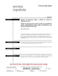 UNE-EN ISO 16256:2013