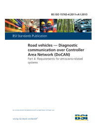 BS ISO 15765-4:2011+A1:2013