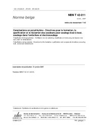 NBN T 42-011:2007