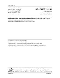 NBN EN ISO 7225/A1:2012