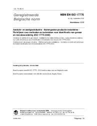 NBN EN ISO 17776:2002