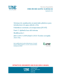 UNE-EN ISO 22391-5:2010/A1:2021