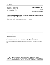NBN EN 15037-1:2008