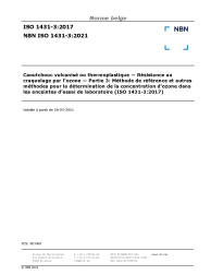 NBN ISO 1431-3:2021