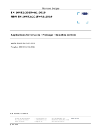 NBN EN 16452:2015+A1:2019