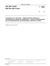 NBN ISO 289-2:2021