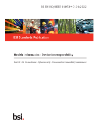 BS EN ISO/IEEE 11073-40101:2022