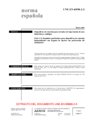 UNE-EN 60998-2-3:2005